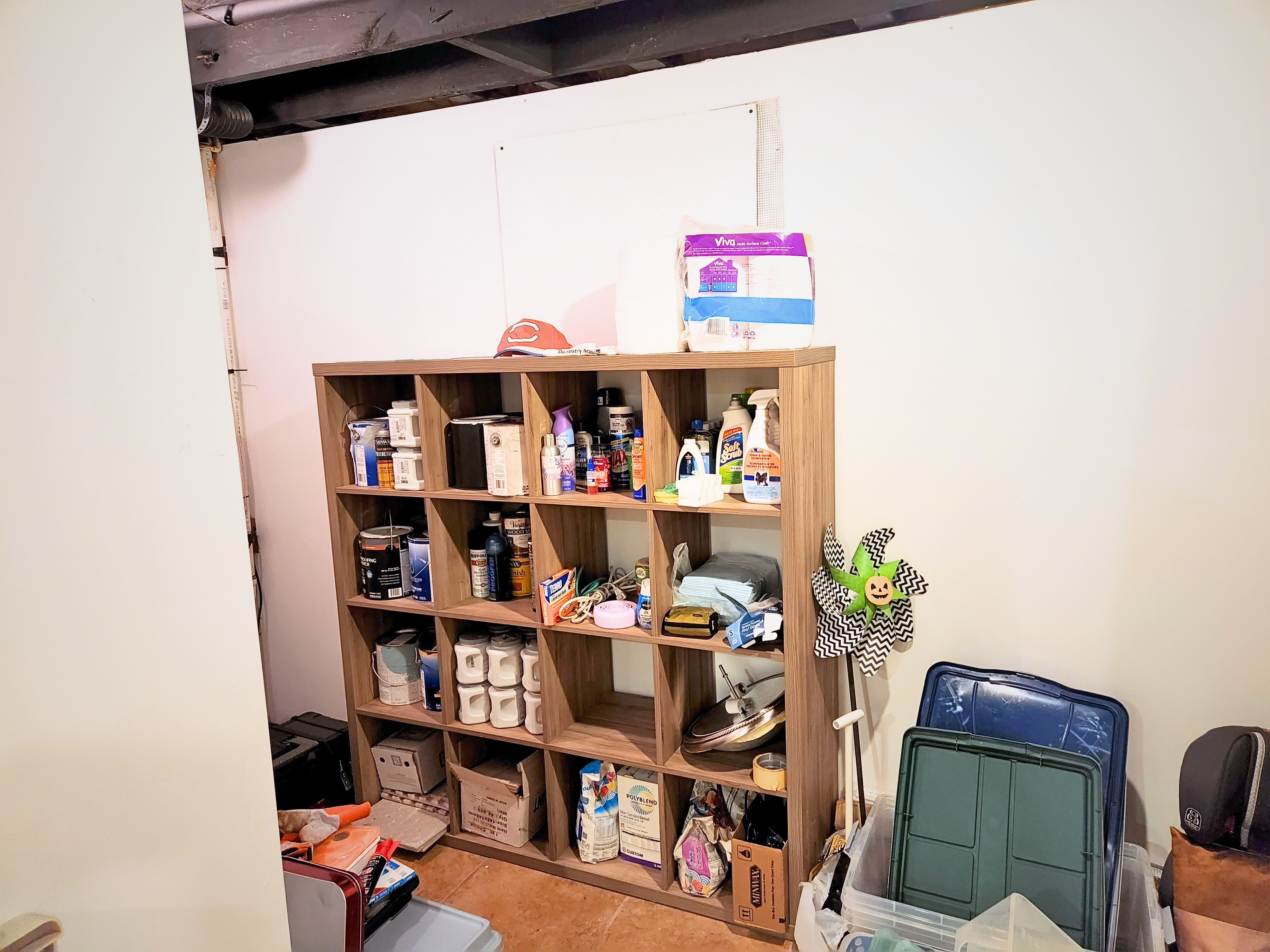 Storeroom after professional organizing